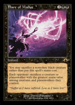 Flare of Malice Modern Horizons 3 Retro Frame